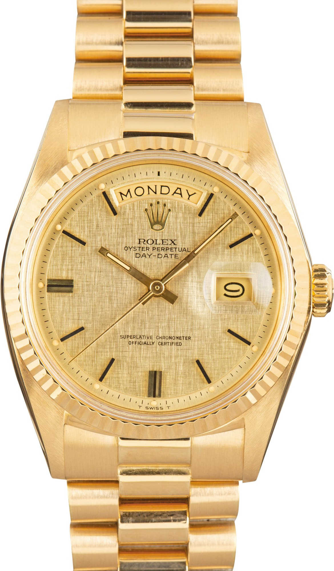 Rolex Day-Date 1803 Champagne Linen Dial
