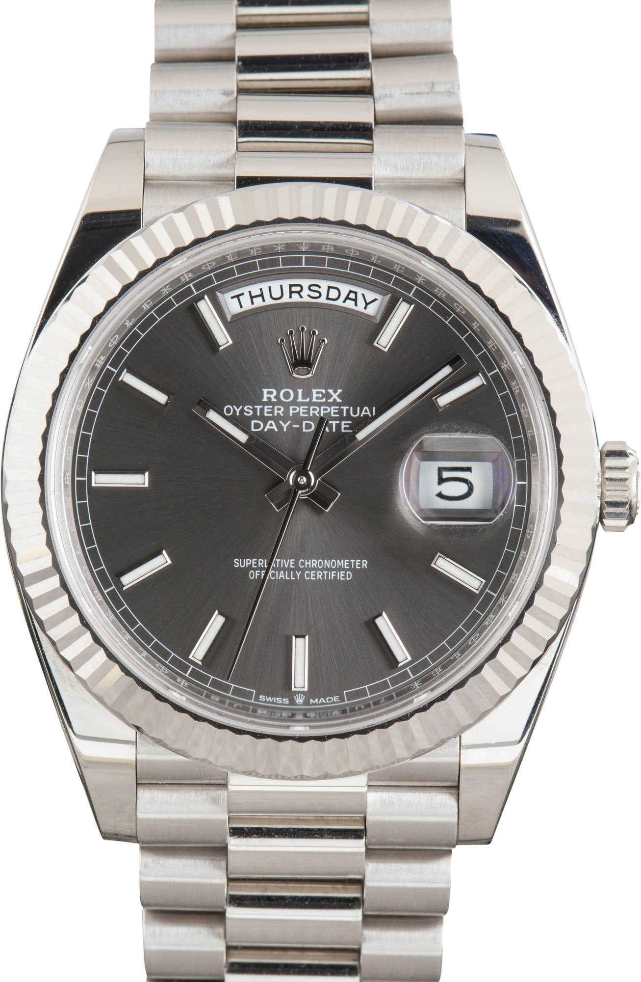 Rolex Day-Date 40 Ref 228236 Slate Dial