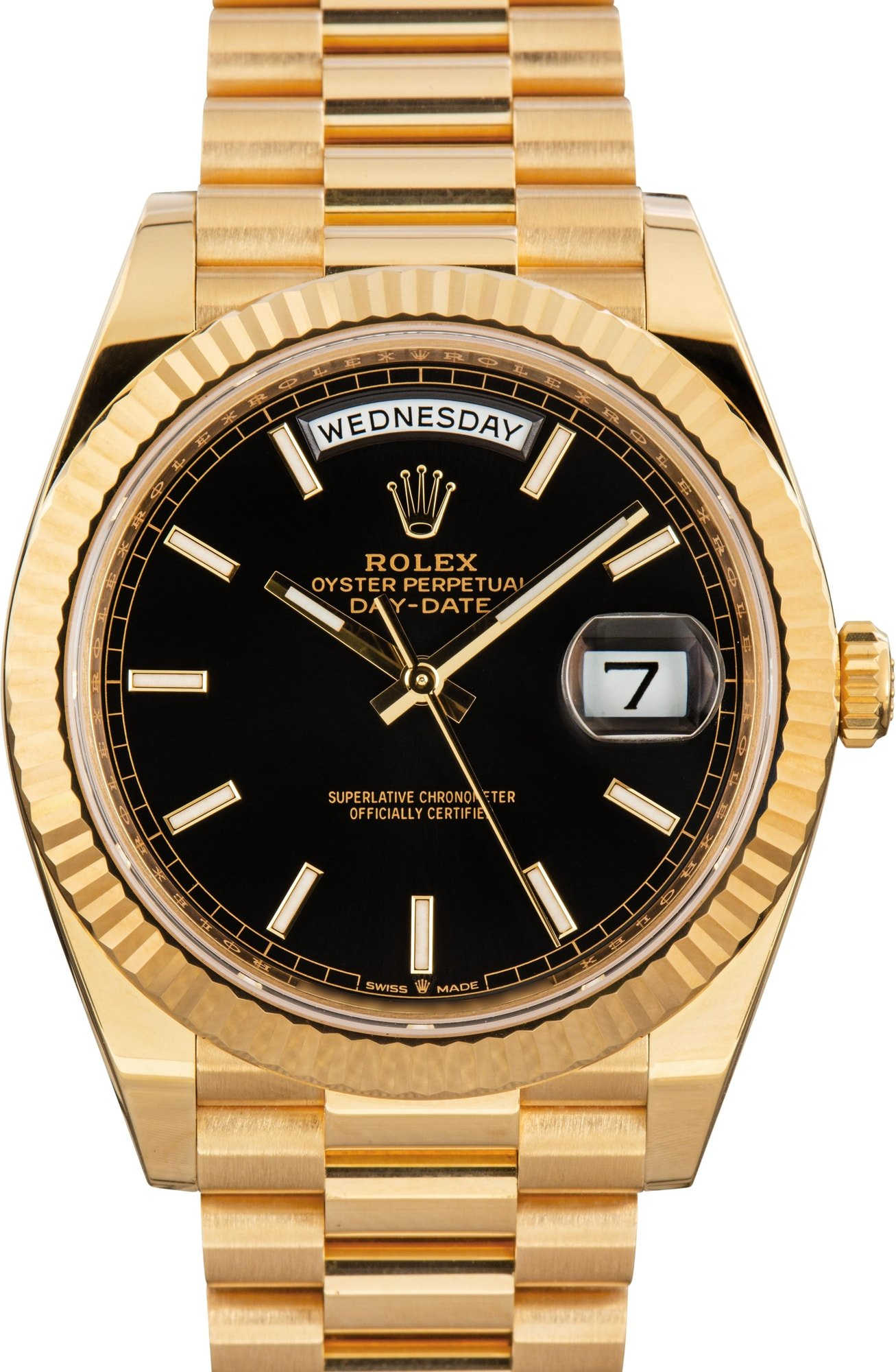 Rolex Day-Date 40 Ref 228238 Black Dial