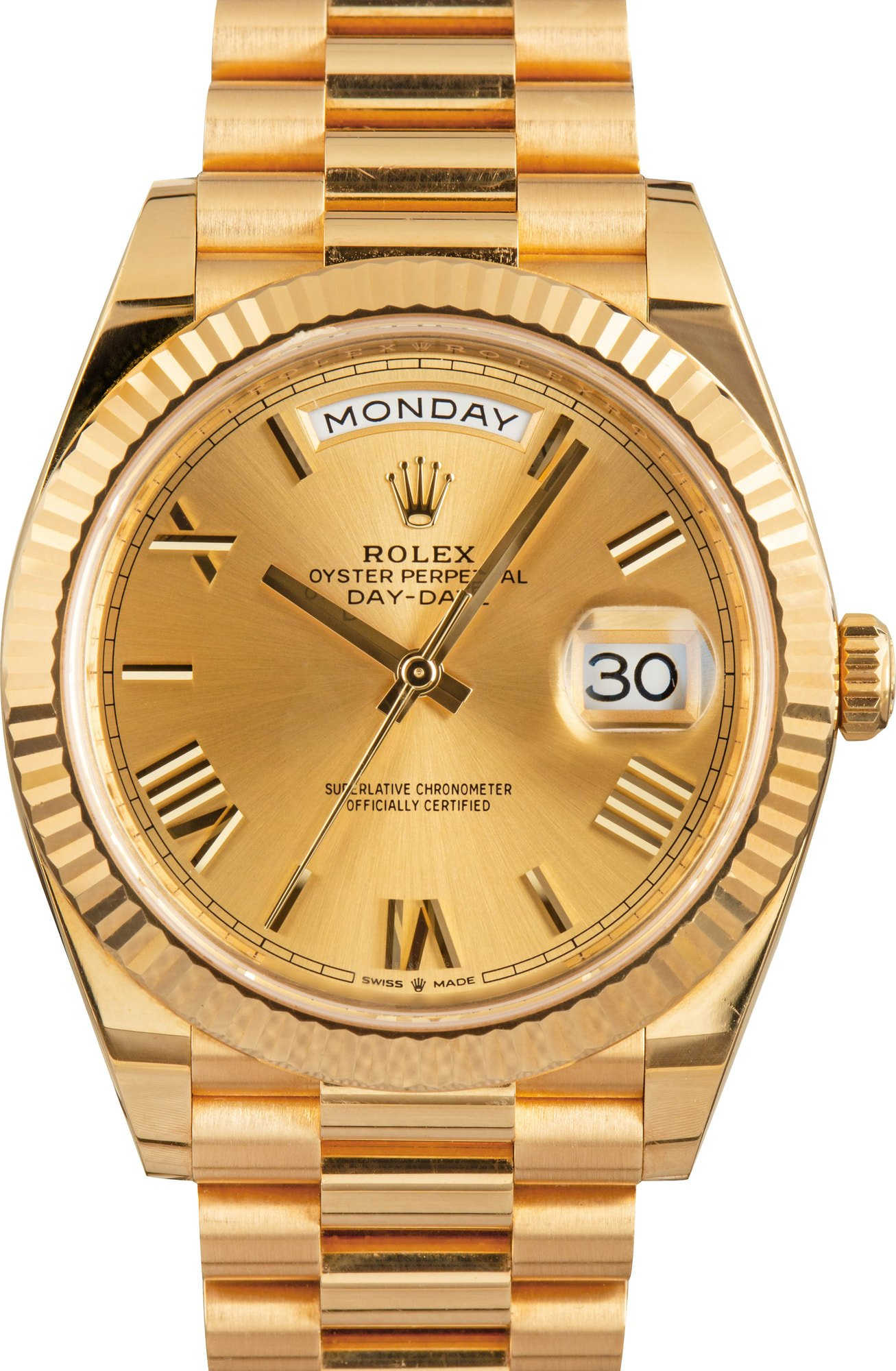 Rolex Day-Date 40 Ref 228238 Champagne Dial