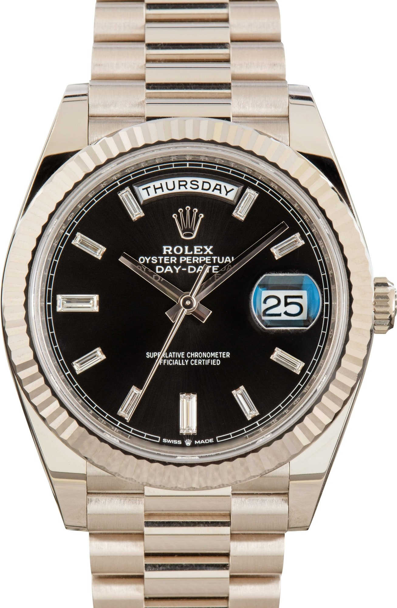 Rolex Day-Date 40 Ref 228239 Black Dial