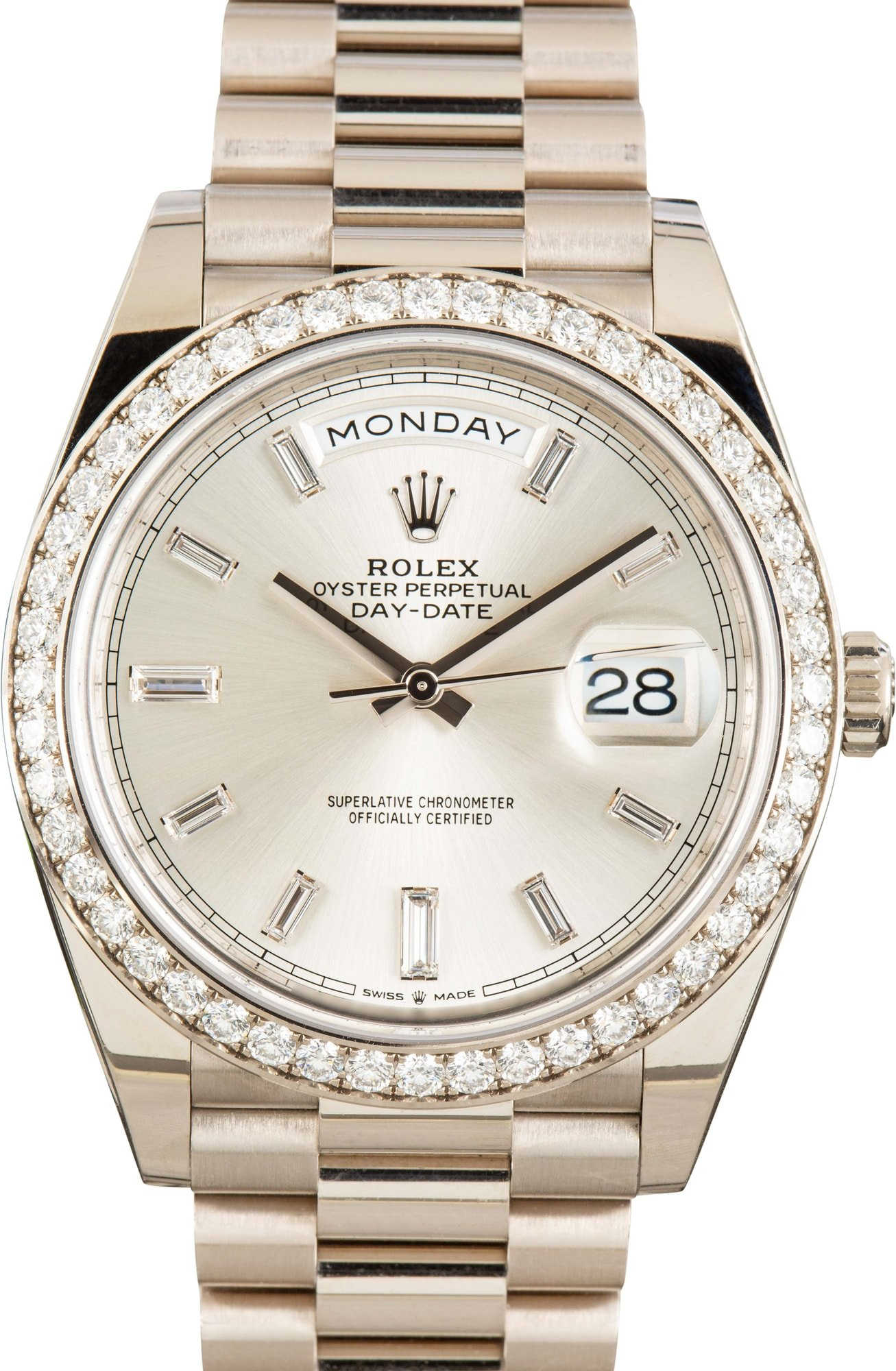 Rolex Day-Date 40 Ref 228349 18k White Gold