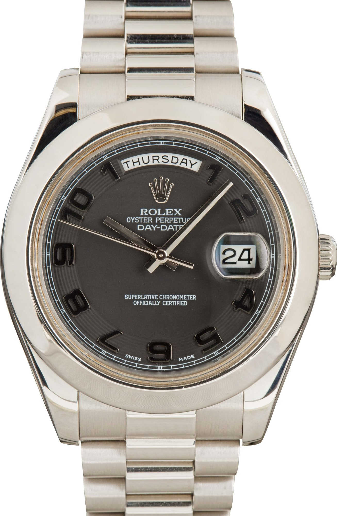 Buy Used Rolex Day-Date II 218206 | Bob's Watches - Sku