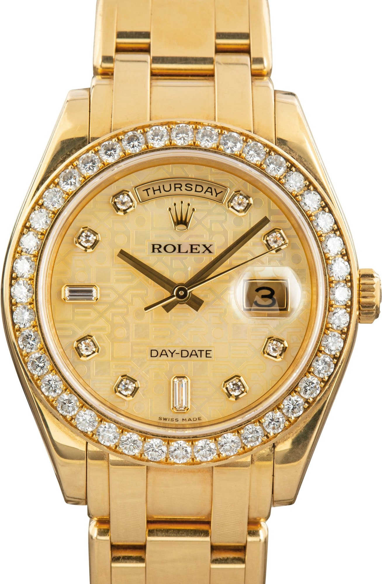 Rolex Day-Date Ref 18948 18k Yellow Gold Masterpiece