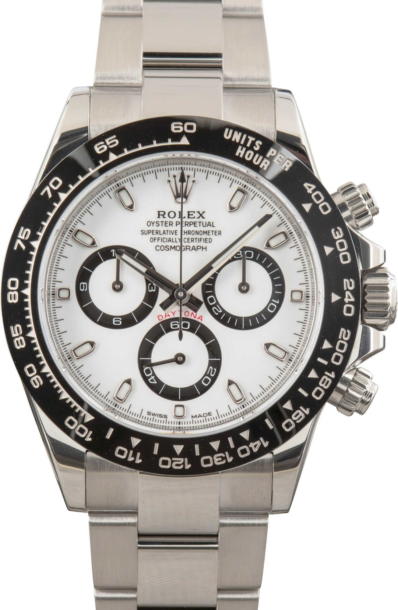 Rolex Daytona Cosmograph 116500 White Chromalight Dial