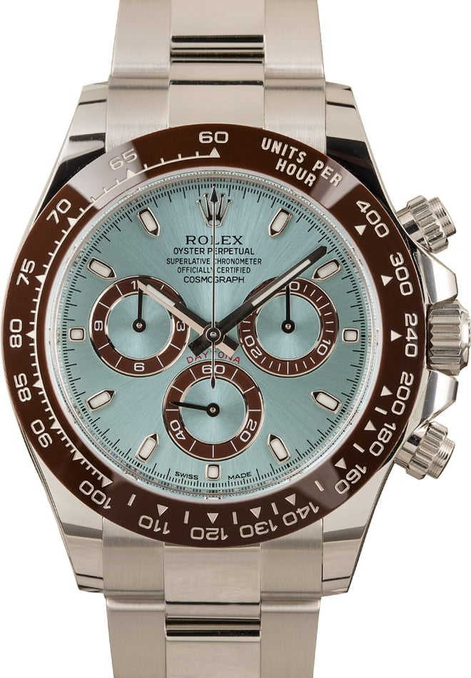 Rolex Platinum Daytona Ice Blue 116506