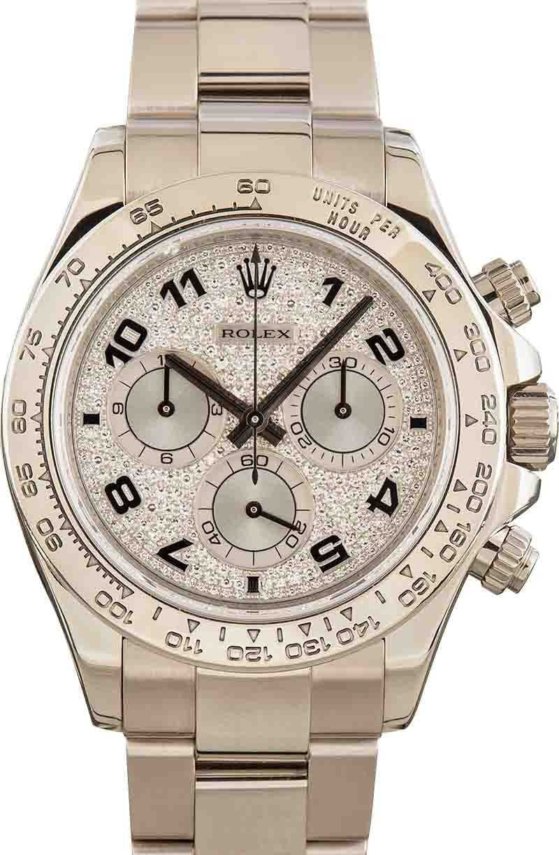 Rolex Daytona White Gold 116509 | Stock 44953 | SwissWatchExpo