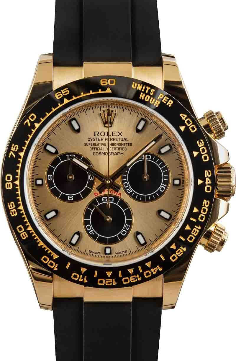 Men's Rolex Daytona 116518 Champagne Dial