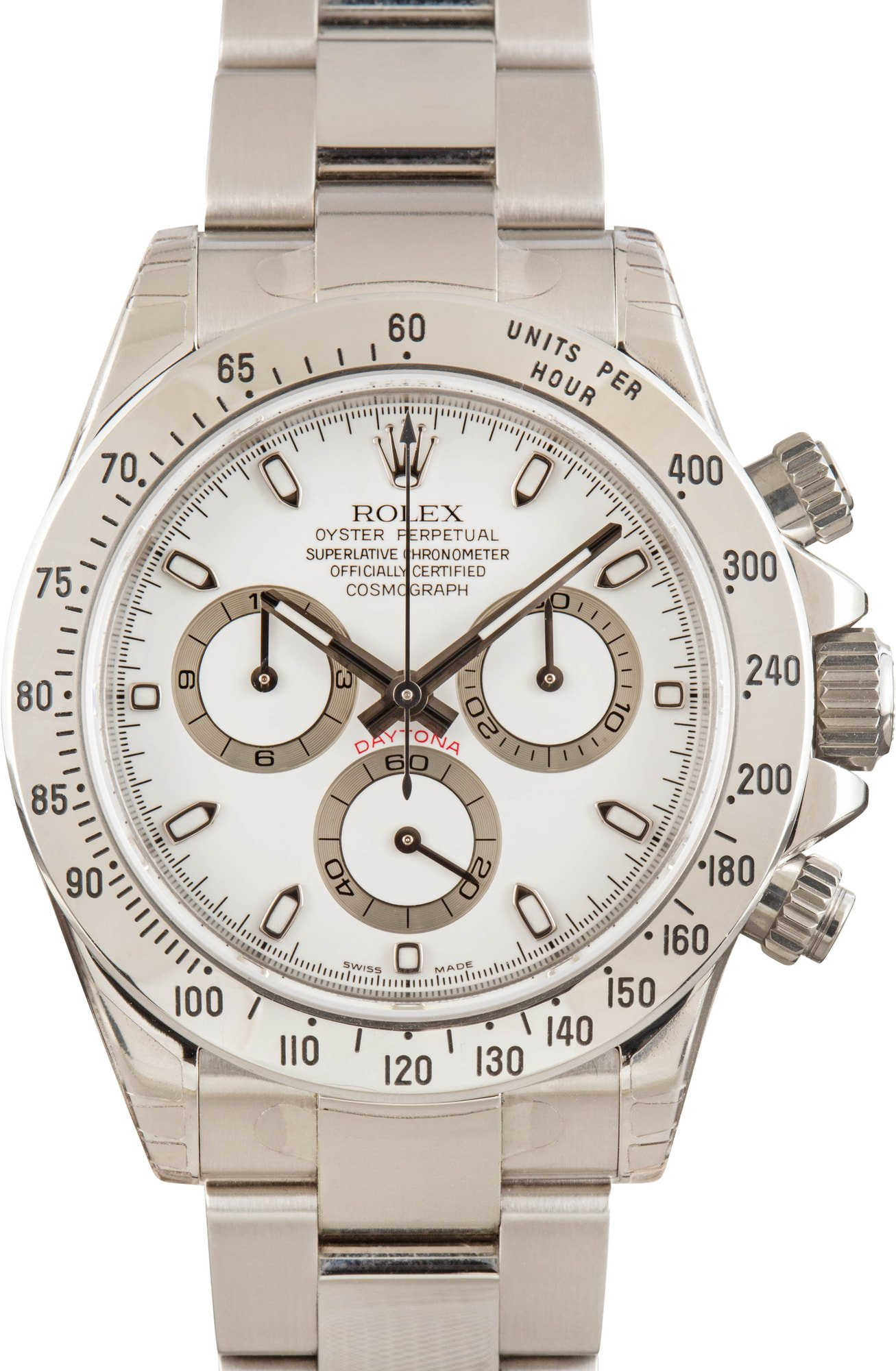 Pre-Owned Rolex Daytona 116520 White Dial