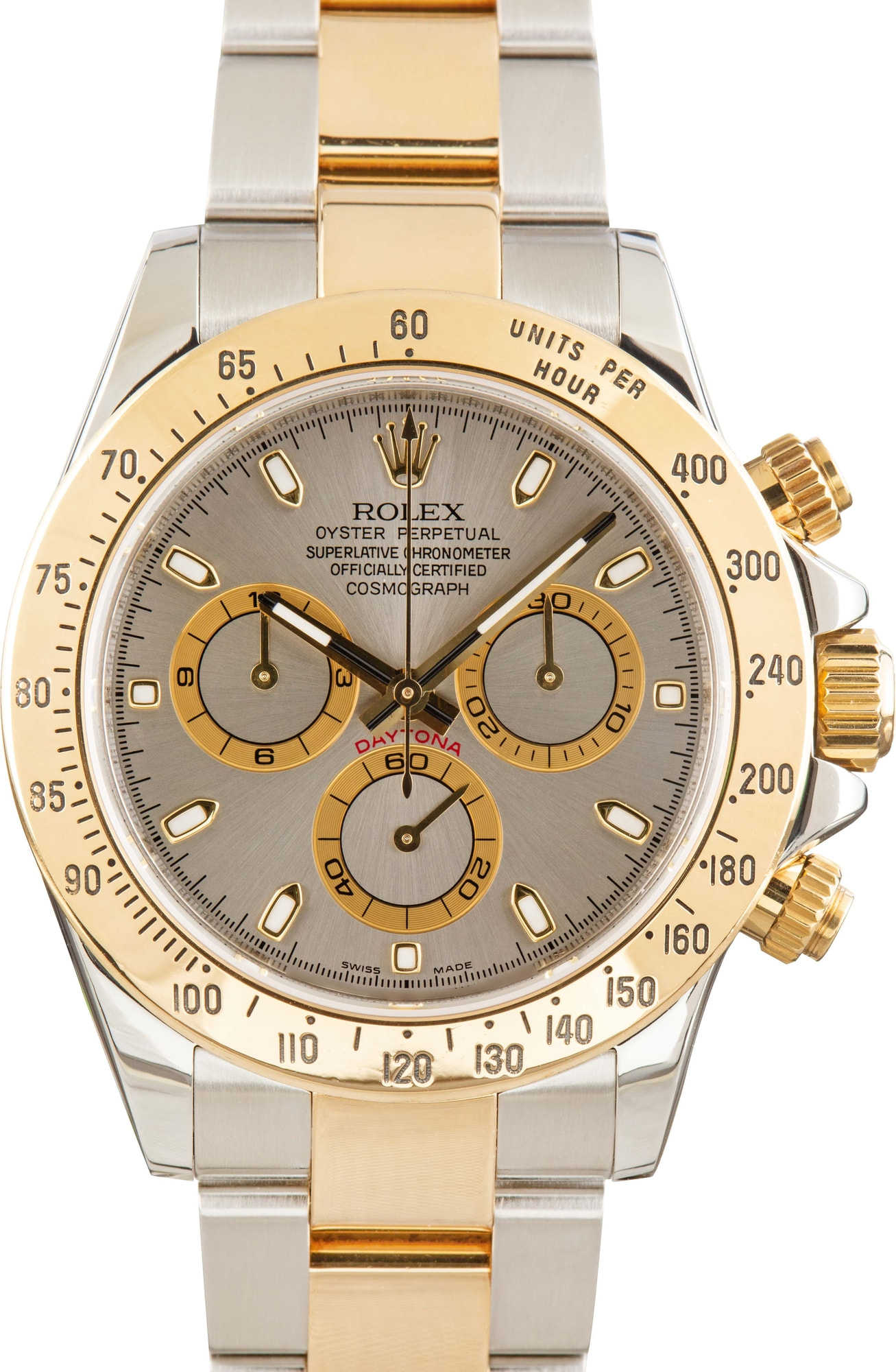 Pre-owned Rolex Daytona Ref 116523 Slate Dial
