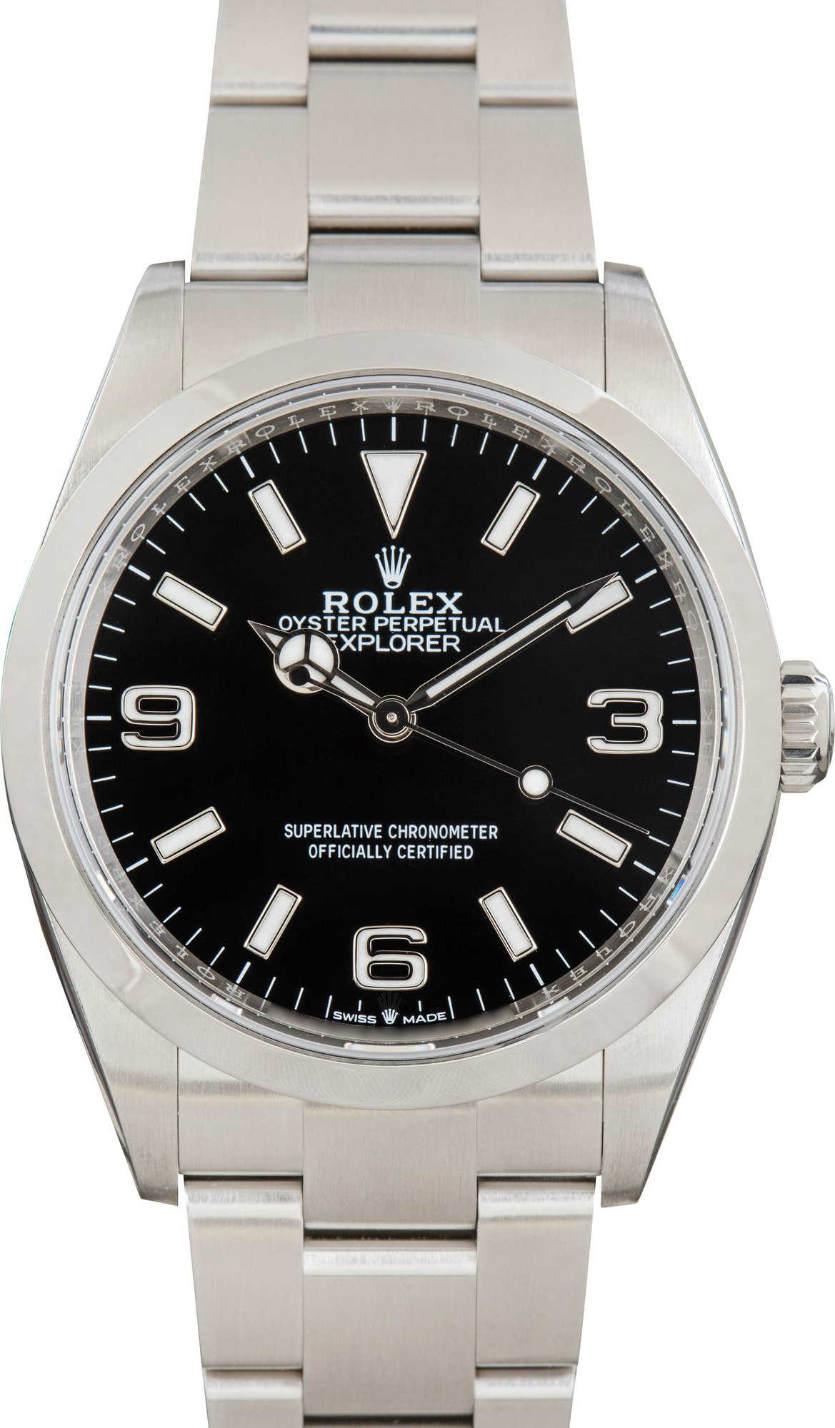 Rolex Explorer Black Dial 124270 Stainless Steel