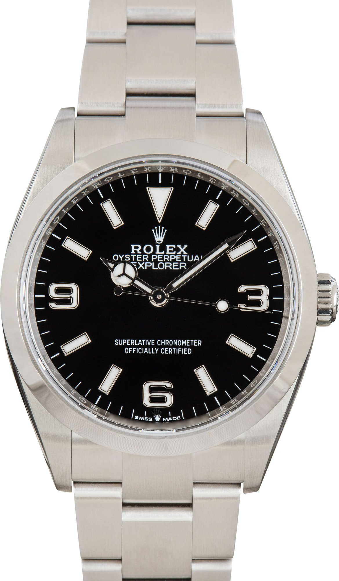 Used Rolex Explorer Black Dial 124270 Stainless Steel