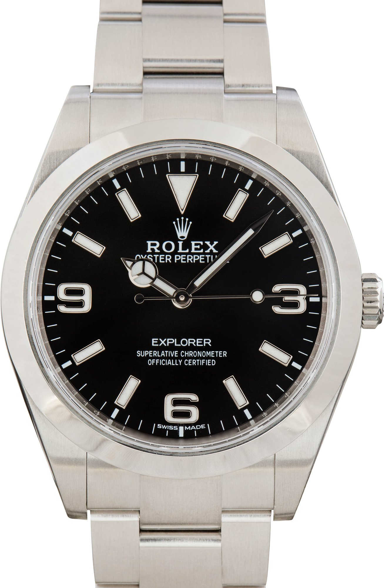 Pre-Owned Rolex Explorer Ref 214270 Stainless Steel