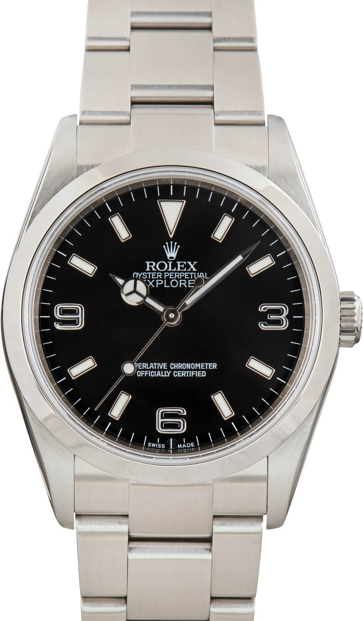 Used Rolex Explorer Ref 114270 Stainless Steel Oyster