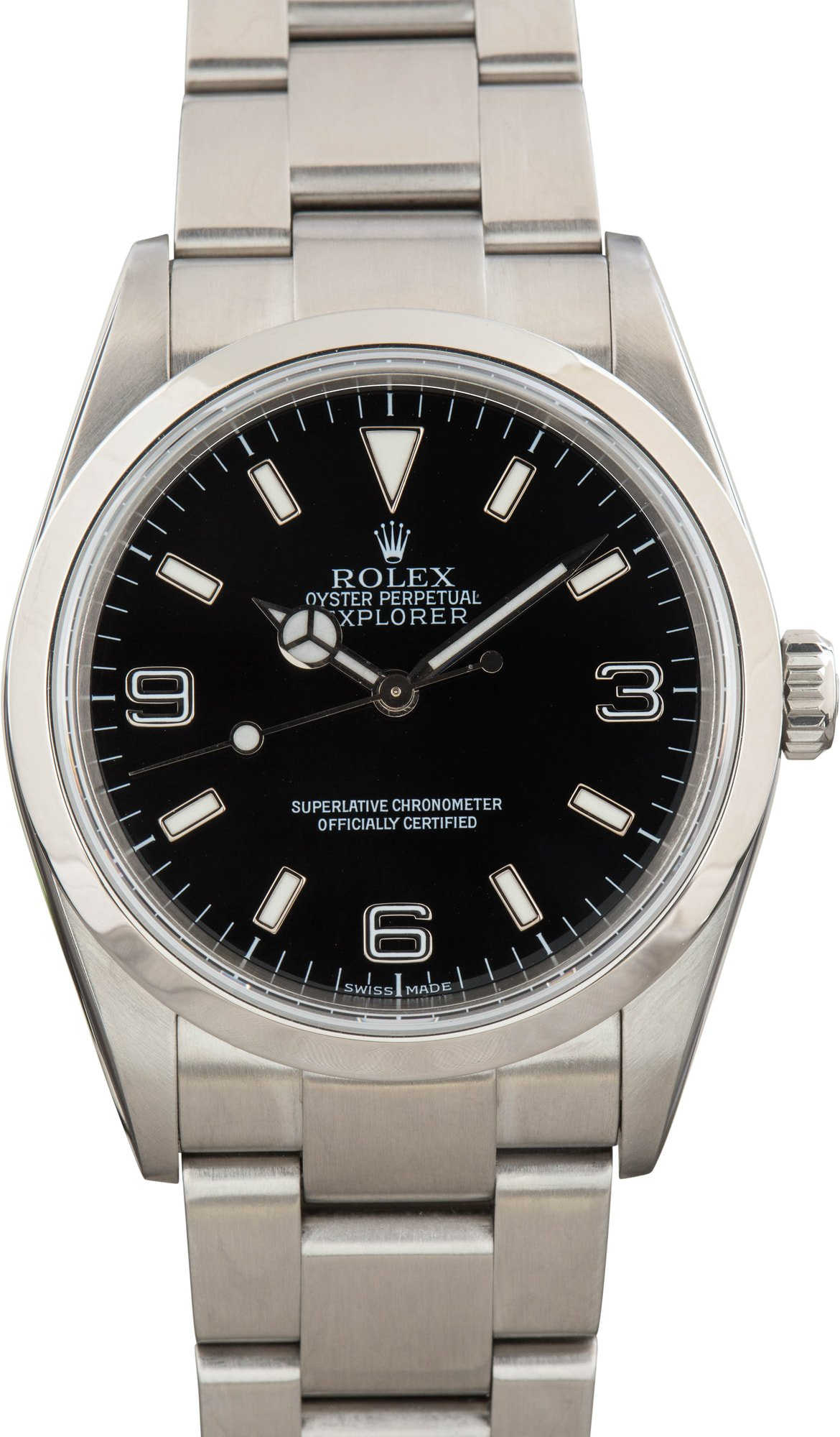 Used Rolex Explorer Ref 114270 Black Dial