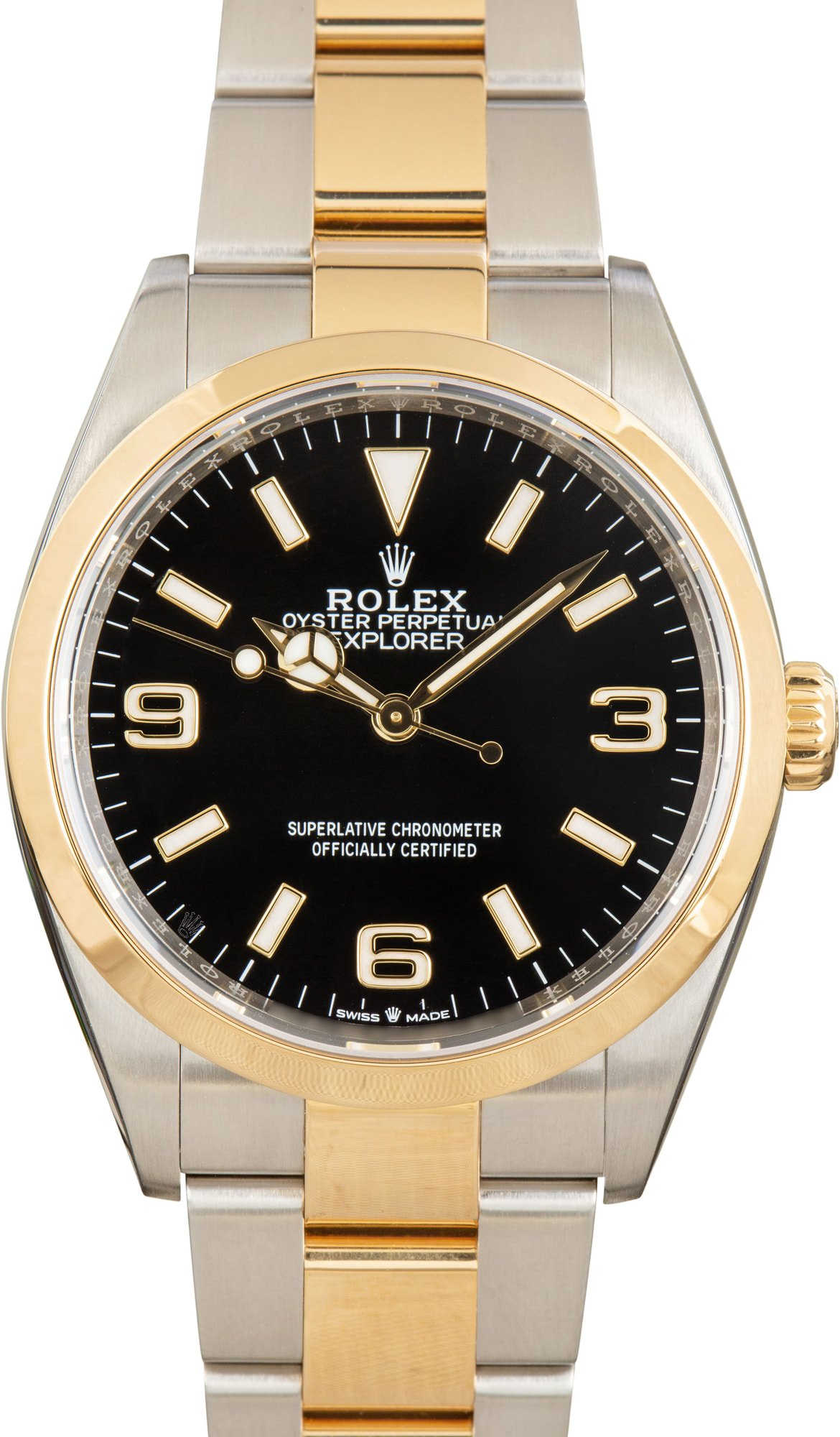 Pre-owned Rolex Explorer Black 124273