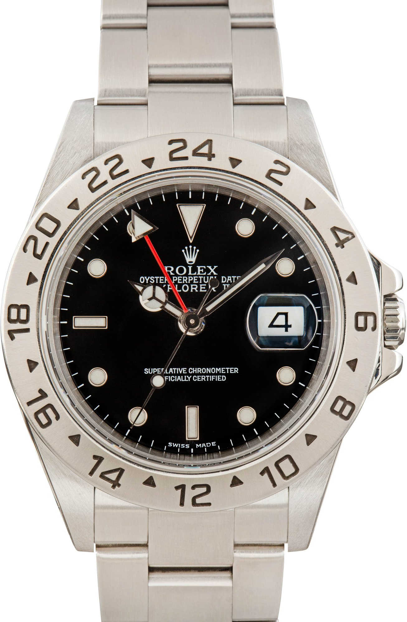 Used Rolex Explorer II Ref 16570 Black Dial