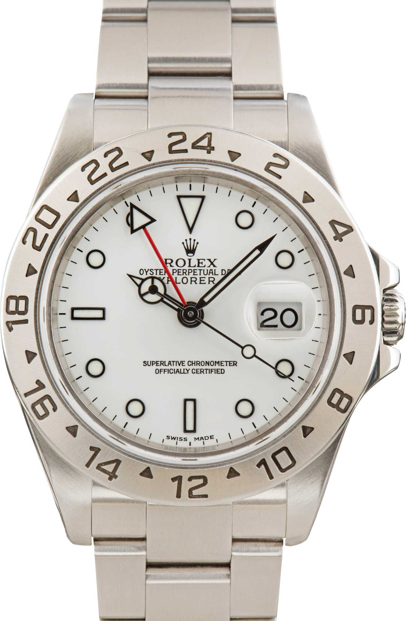 Used Rolex Explorer II Ref 16570 White Dial