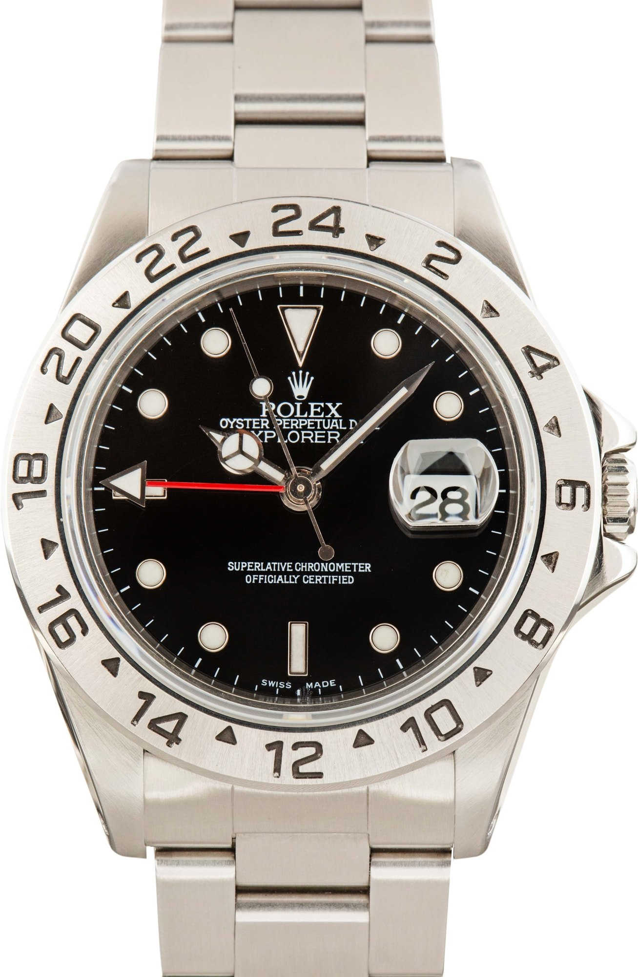 Pre-owned Black Dial Rolex Explorer II Ref 16570