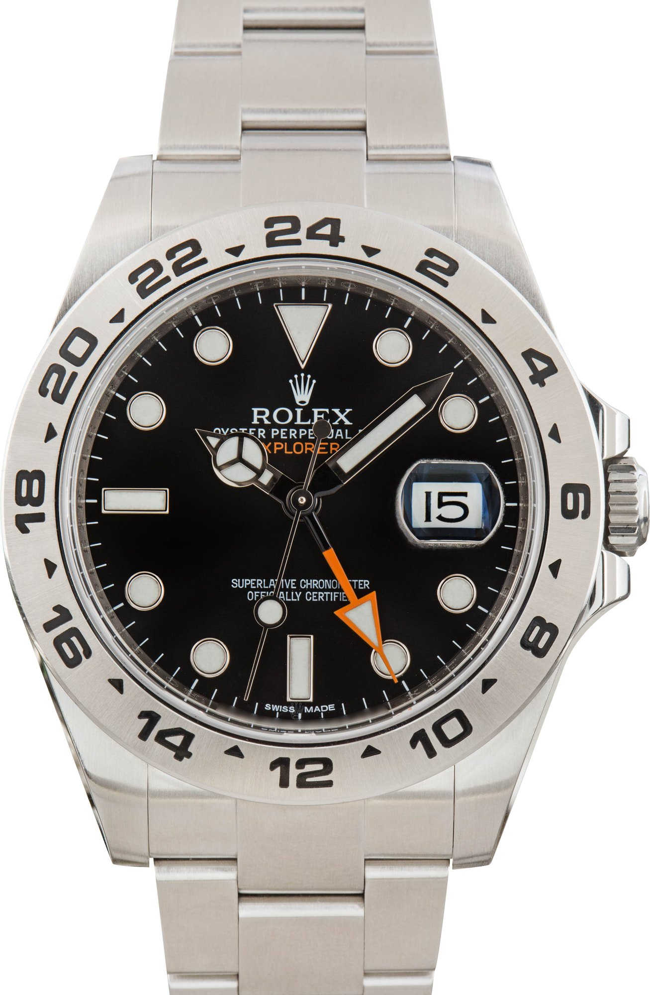 Rolex Explorer II Ref 216570 Black Chromalight Dial