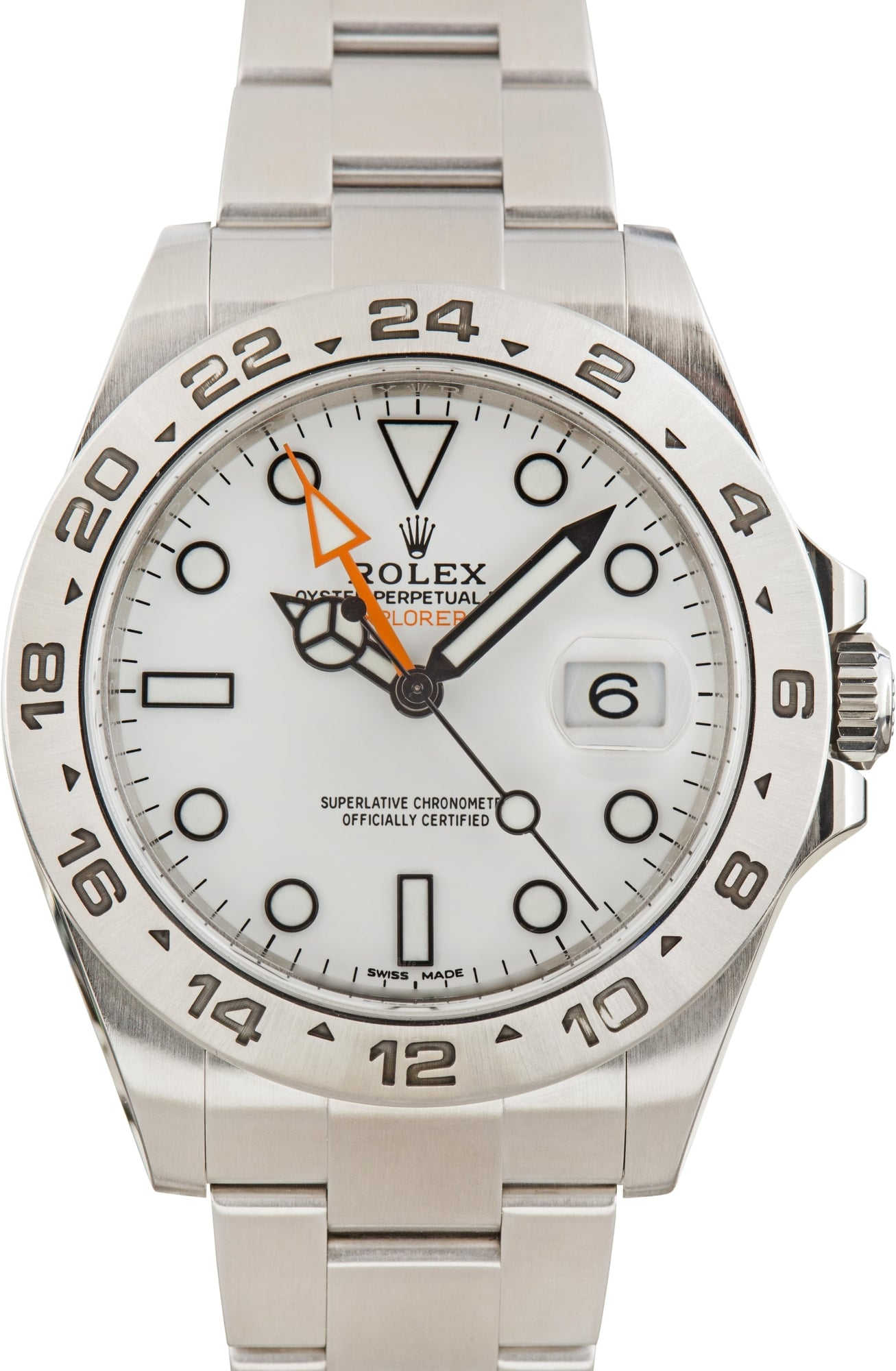 Pre-owned Rolex Explorer II Ref 216570 Polar Dial