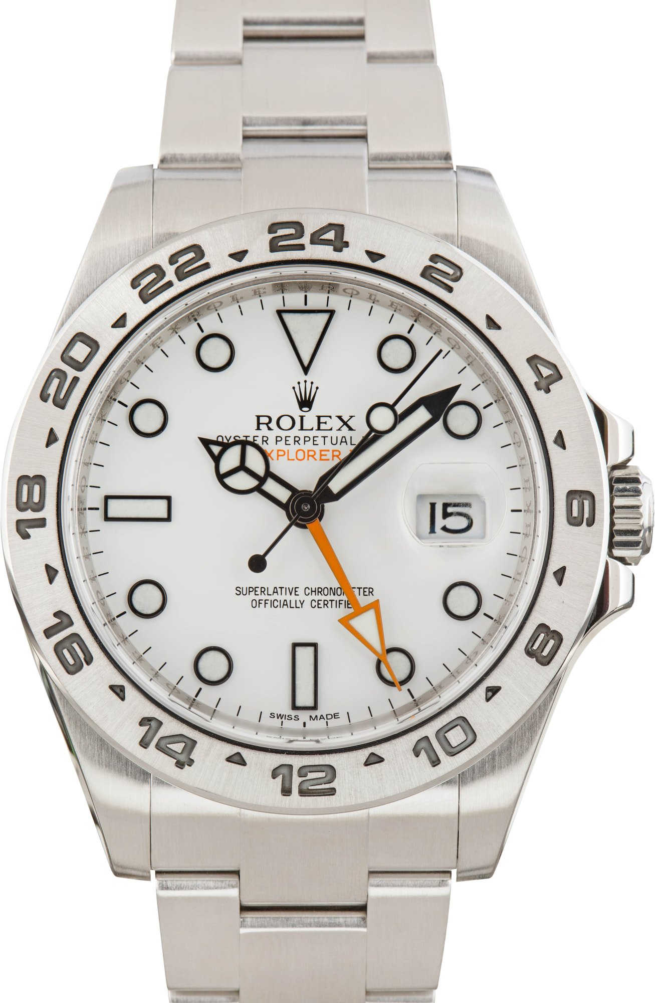 Men's Rolex Explorer II Polar Dial Ref 216570 Stainless Steel