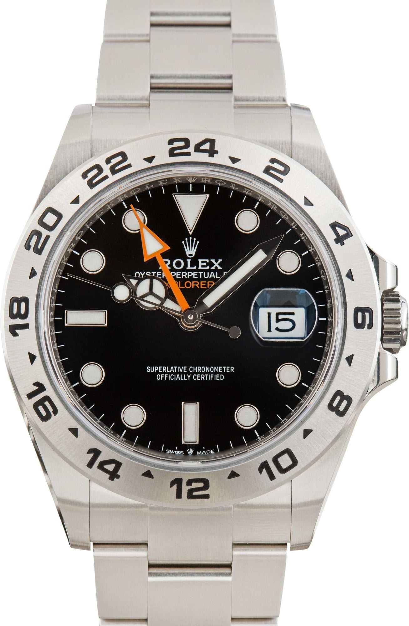 Rolex Explorer II Steel 226570 Black Chromalight Dial
