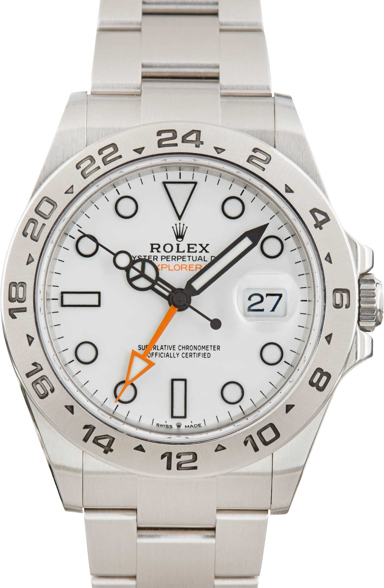 Rolex Explorer II ref 226570 White Dial
