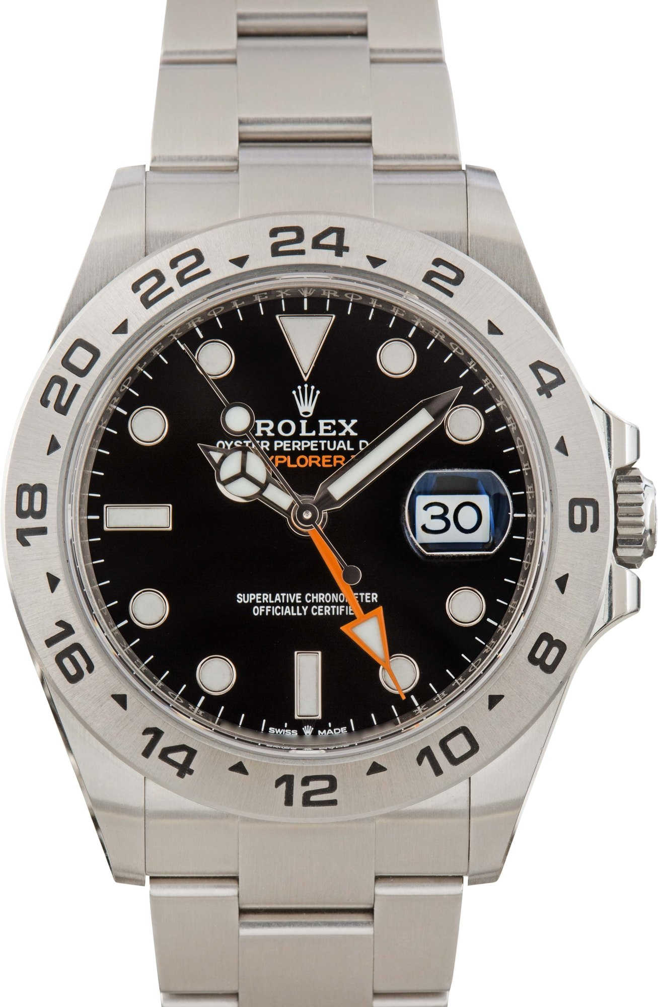 183324 Men's Rolex Explorer II Ref 226570 Black Dial