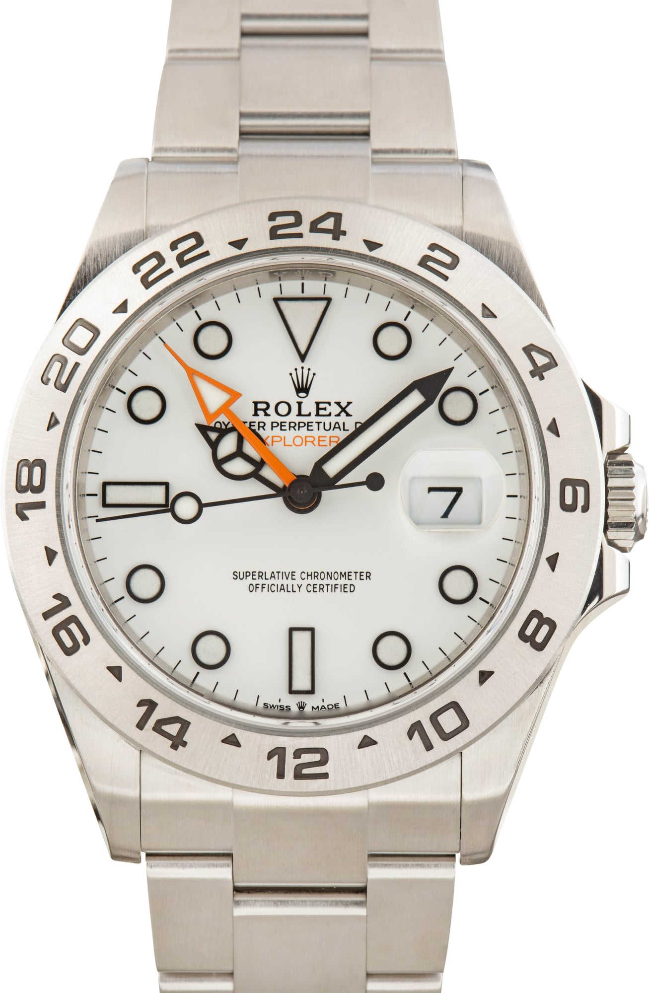 Pre-Owned Polar Rolex Explorer II ref 226570 Stainless Steel