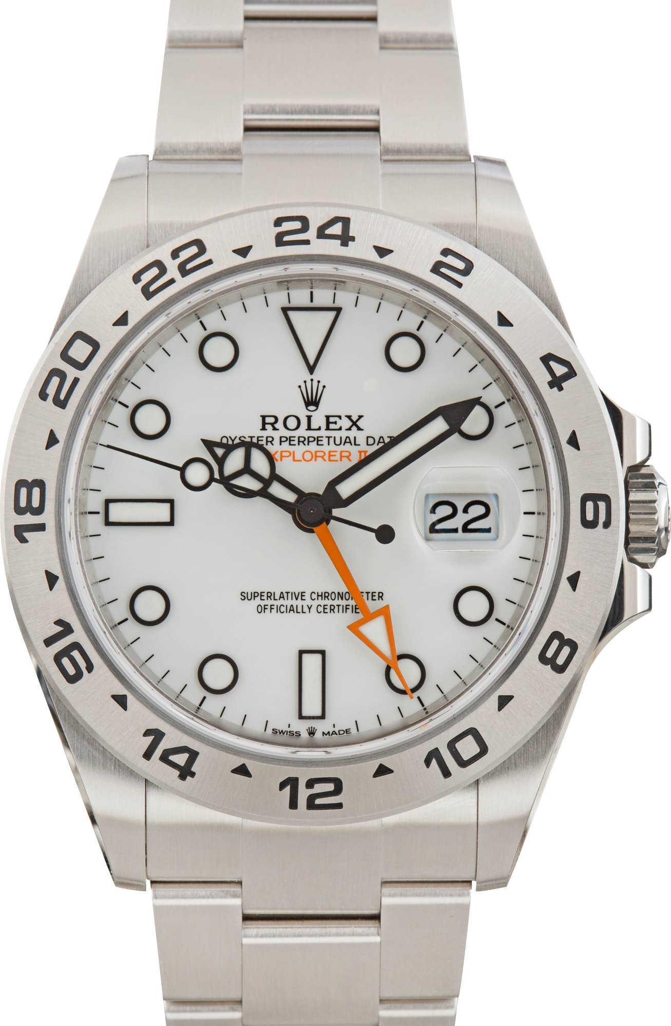 Rolex Explorer II 226570, Oyster, Steel, Black Dial 42 mm