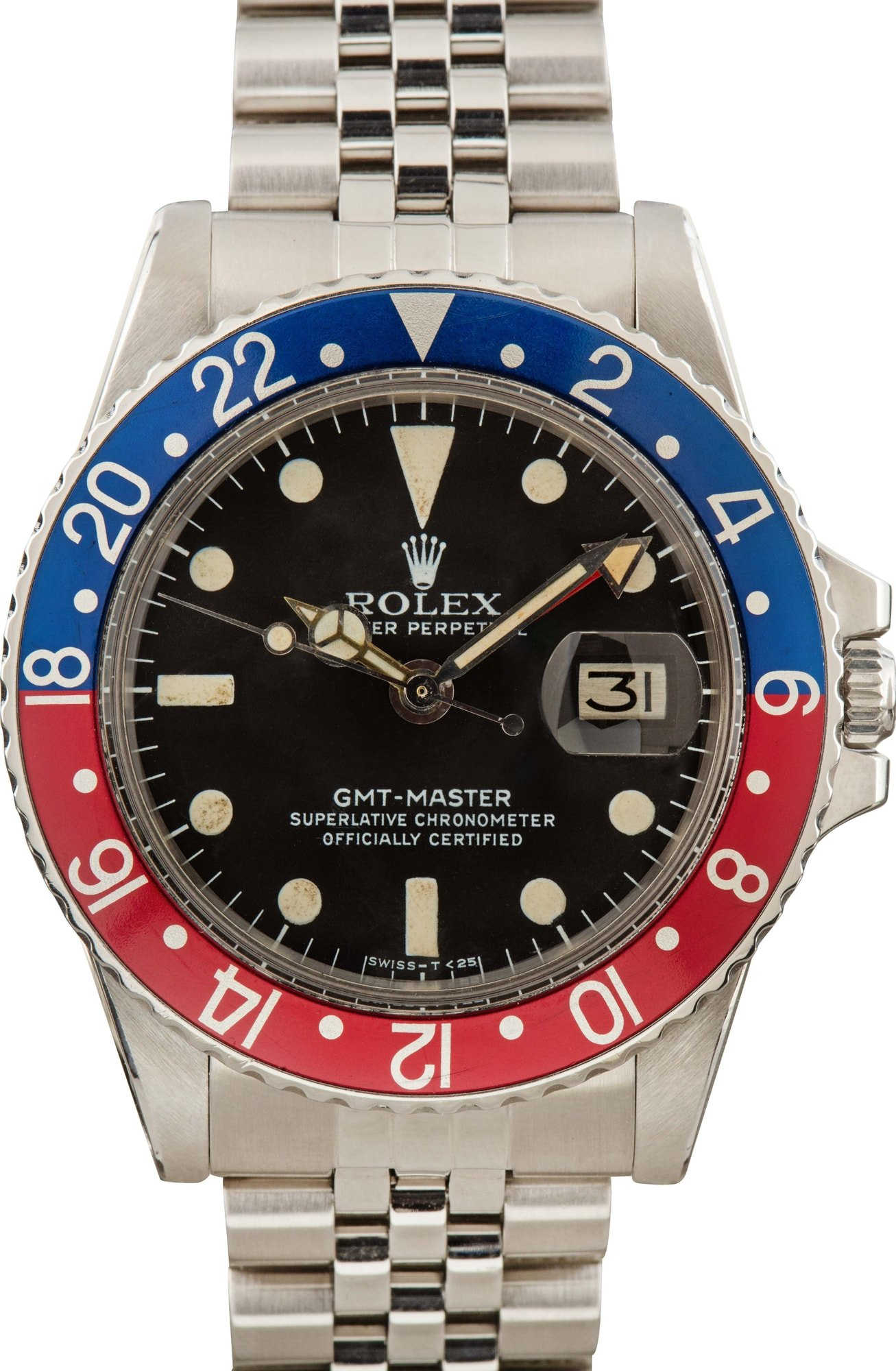 Vintage 1978 Rolex GMT-Master 1675 'Pepsi' Insert