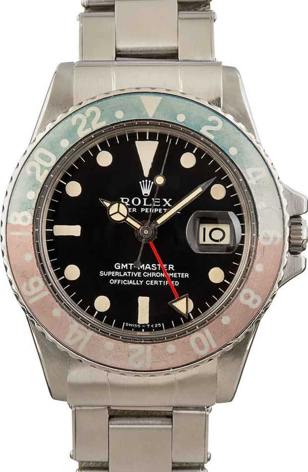 Vintage Rolex GMT-Master 1675 Steel Pepsi