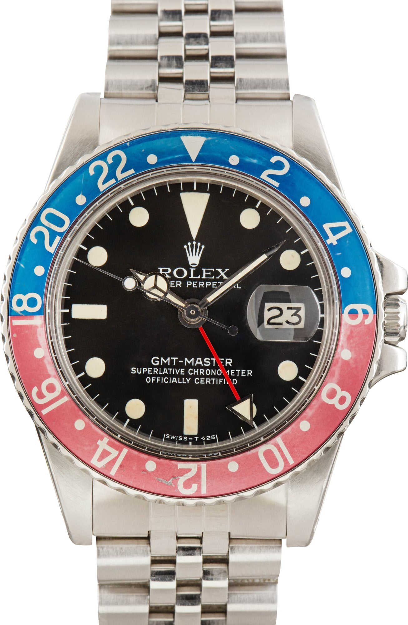 Vintage Rolex GMT-Master reference 1675 Pepsi