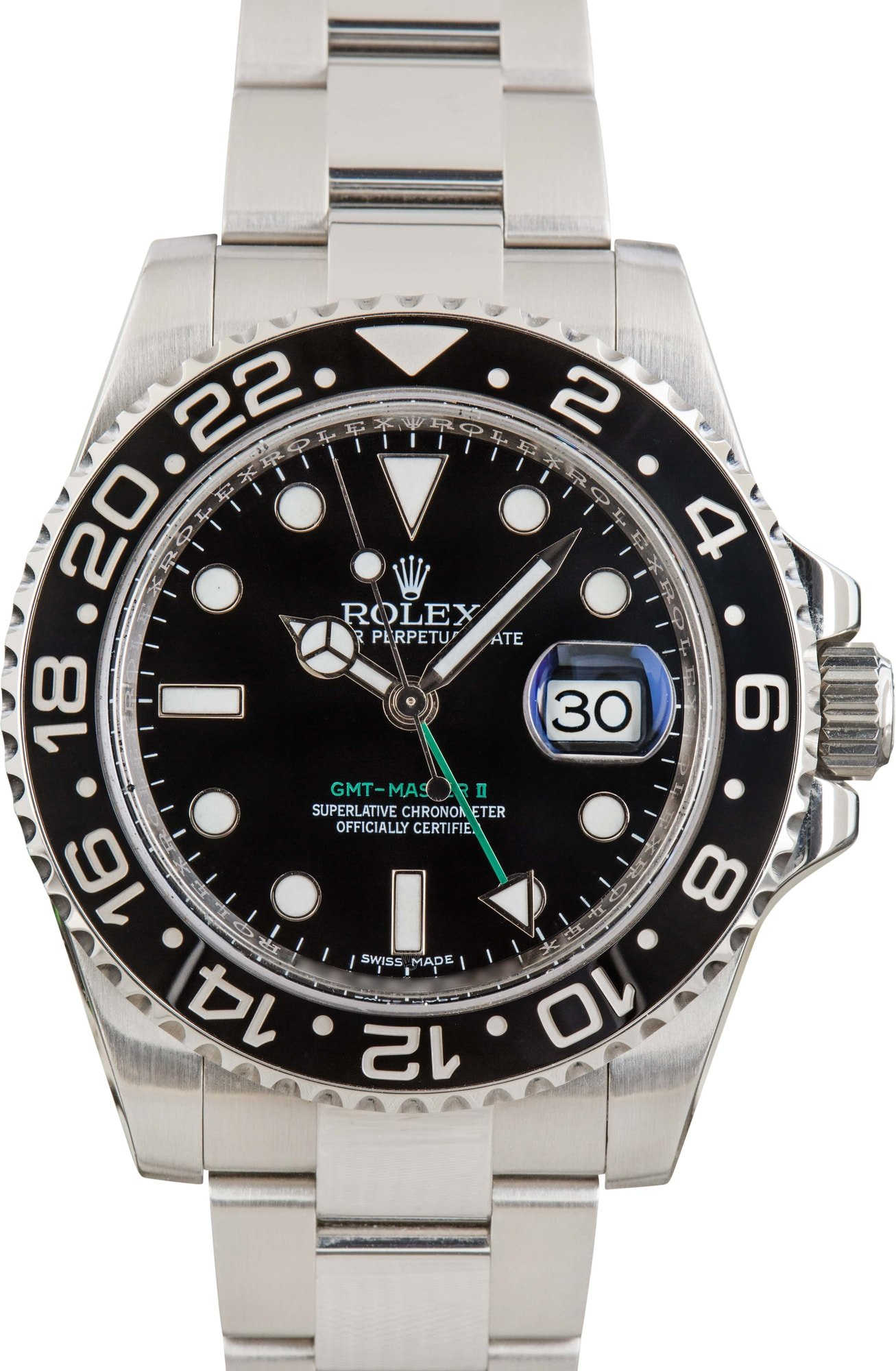 Pre-owned Rolex GMT-Master II Ref 116710 Black