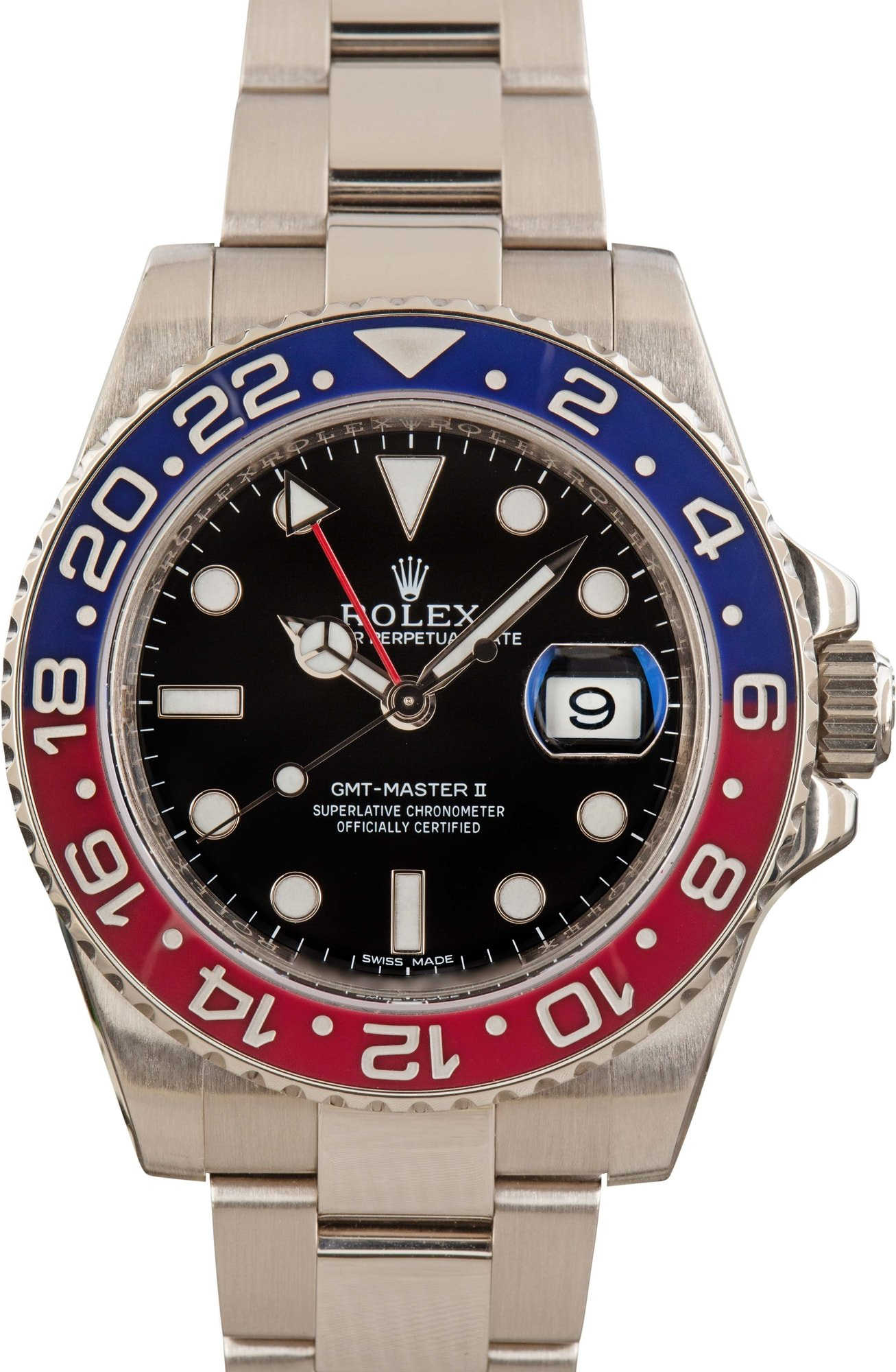 Rolex GMT-Master II Ref 116719 18k White Gold