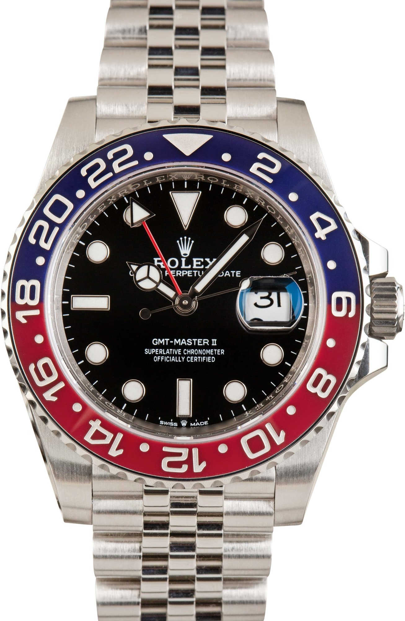 Rolex GMT-Master II ref 126710 Steel Jubilee Pepsi