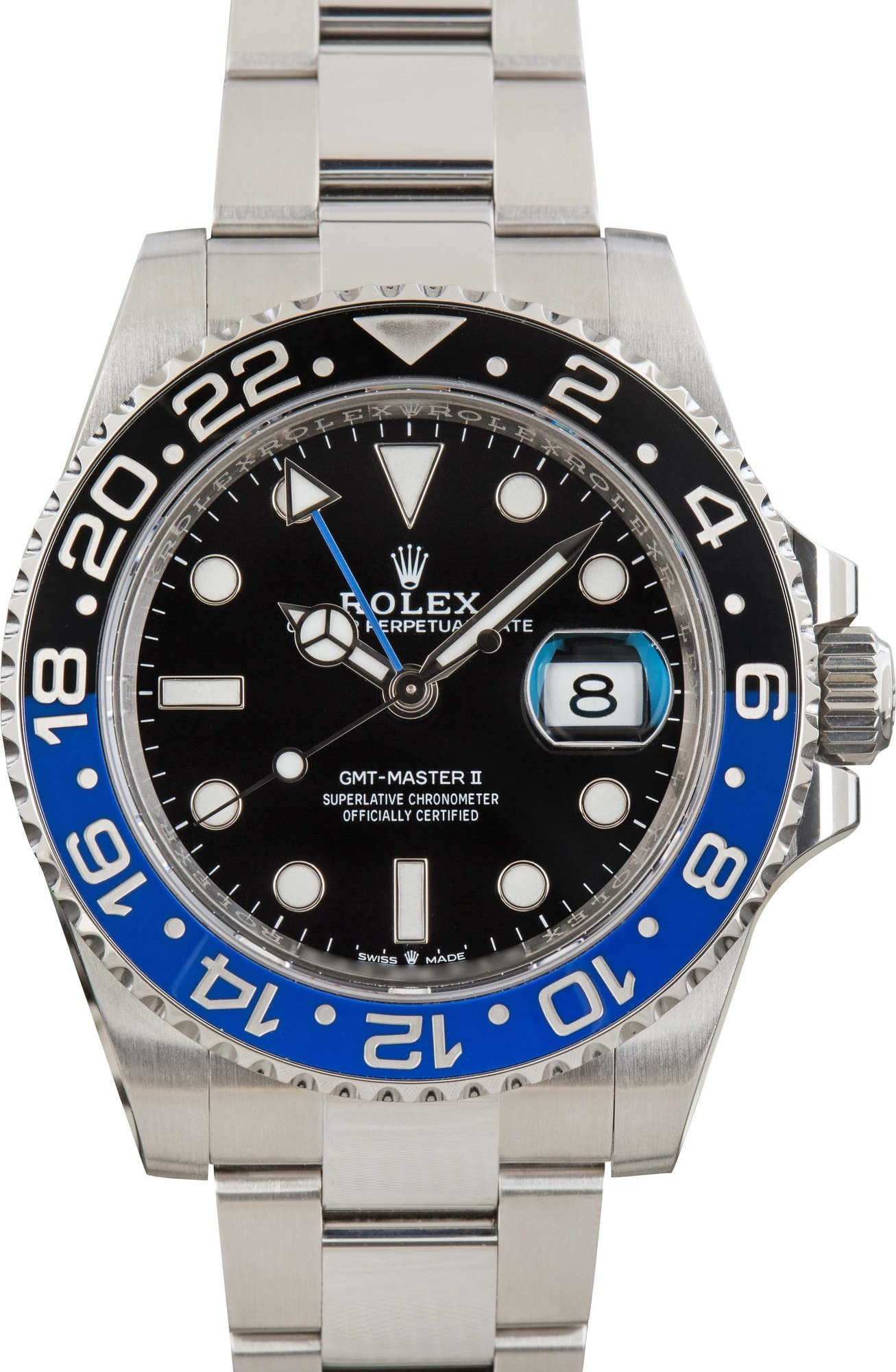 Rolex GMT-Master II Ref 126710BLNR Batman