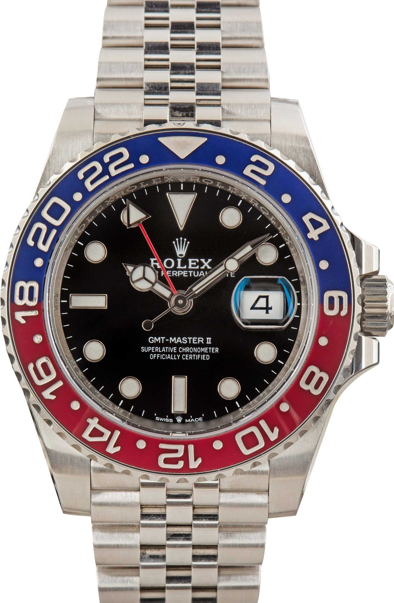 Rolex GMT-Master II Ref 126710BLRO Jubilee Bracelet Pepsi