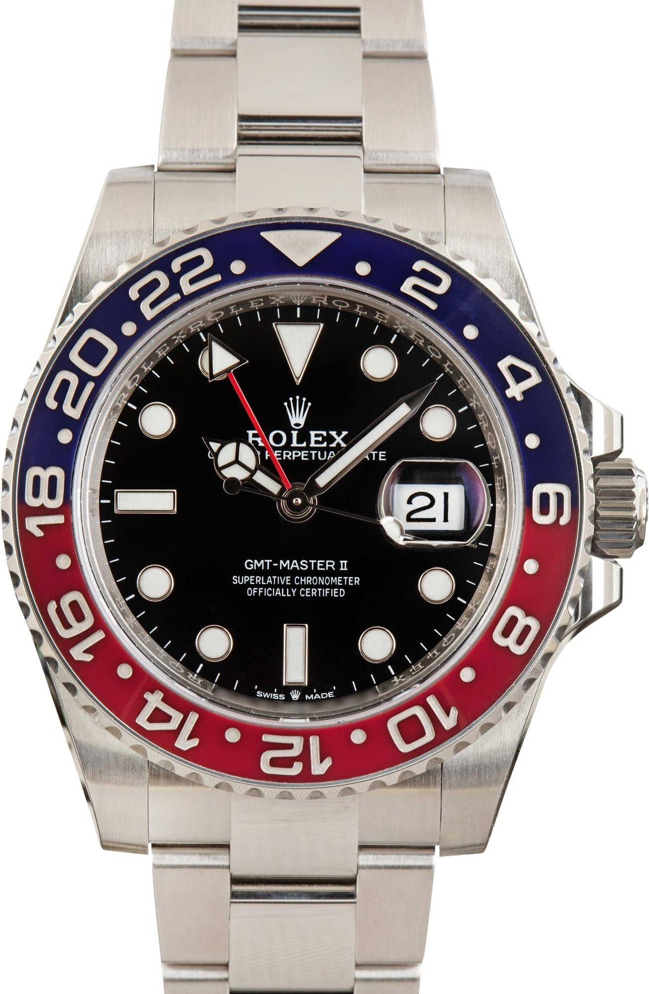 Rolex GMT-Master II 126710 Pepsi on Oyster
