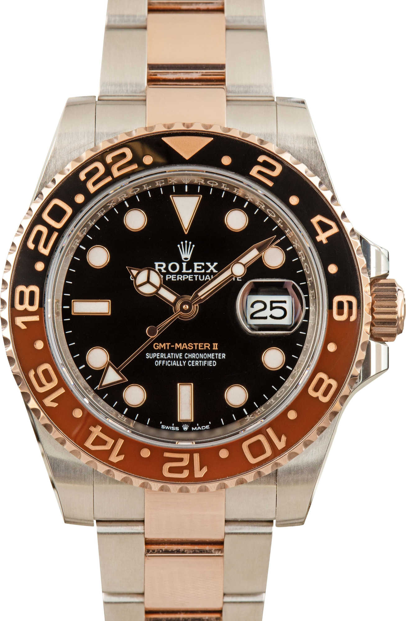 Rolex GMT-Master II Root Beer 126711 Two Tone