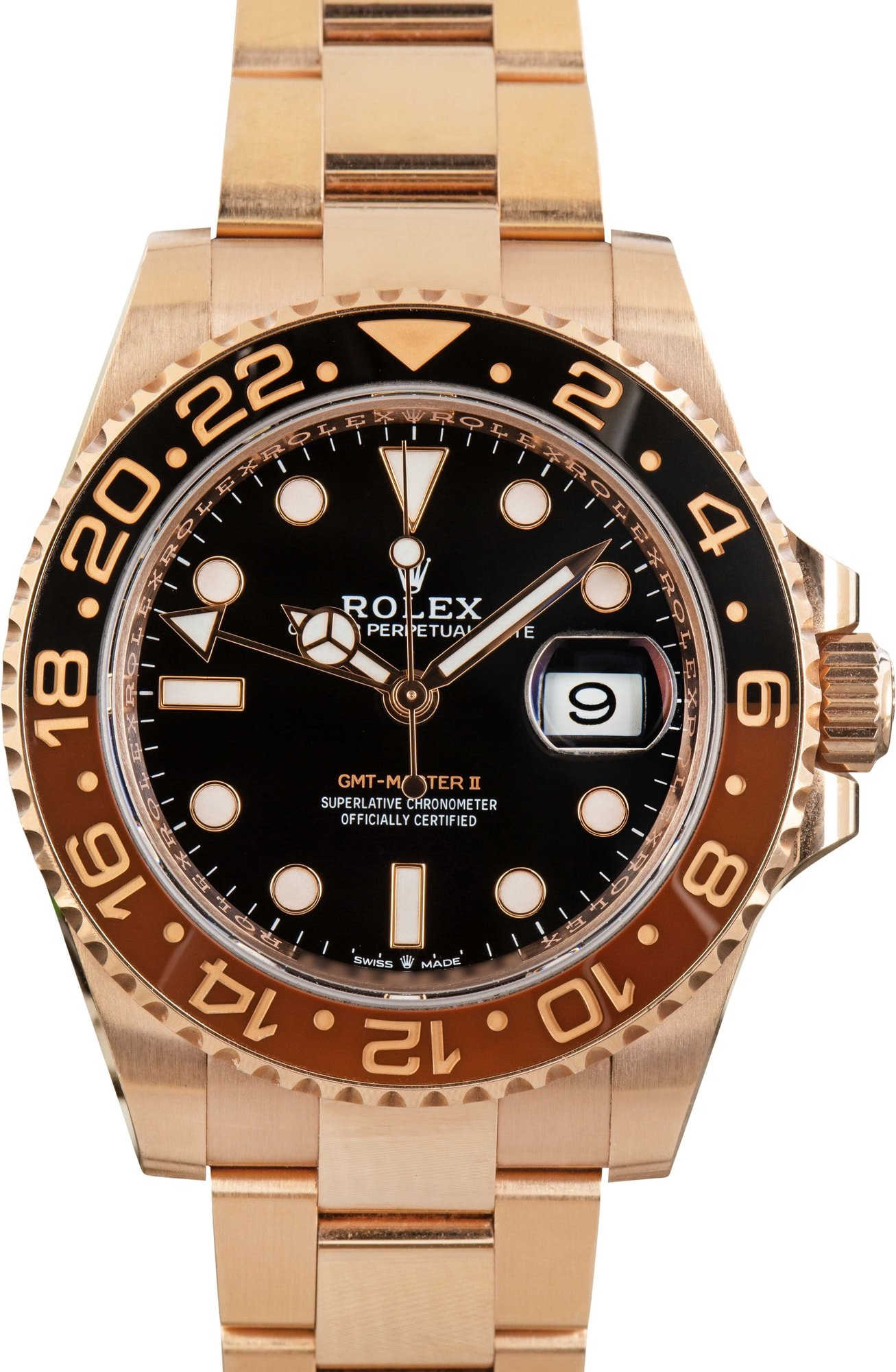 Rolex GMT-Master II Everose Ref 126715 'Root Beer' Model