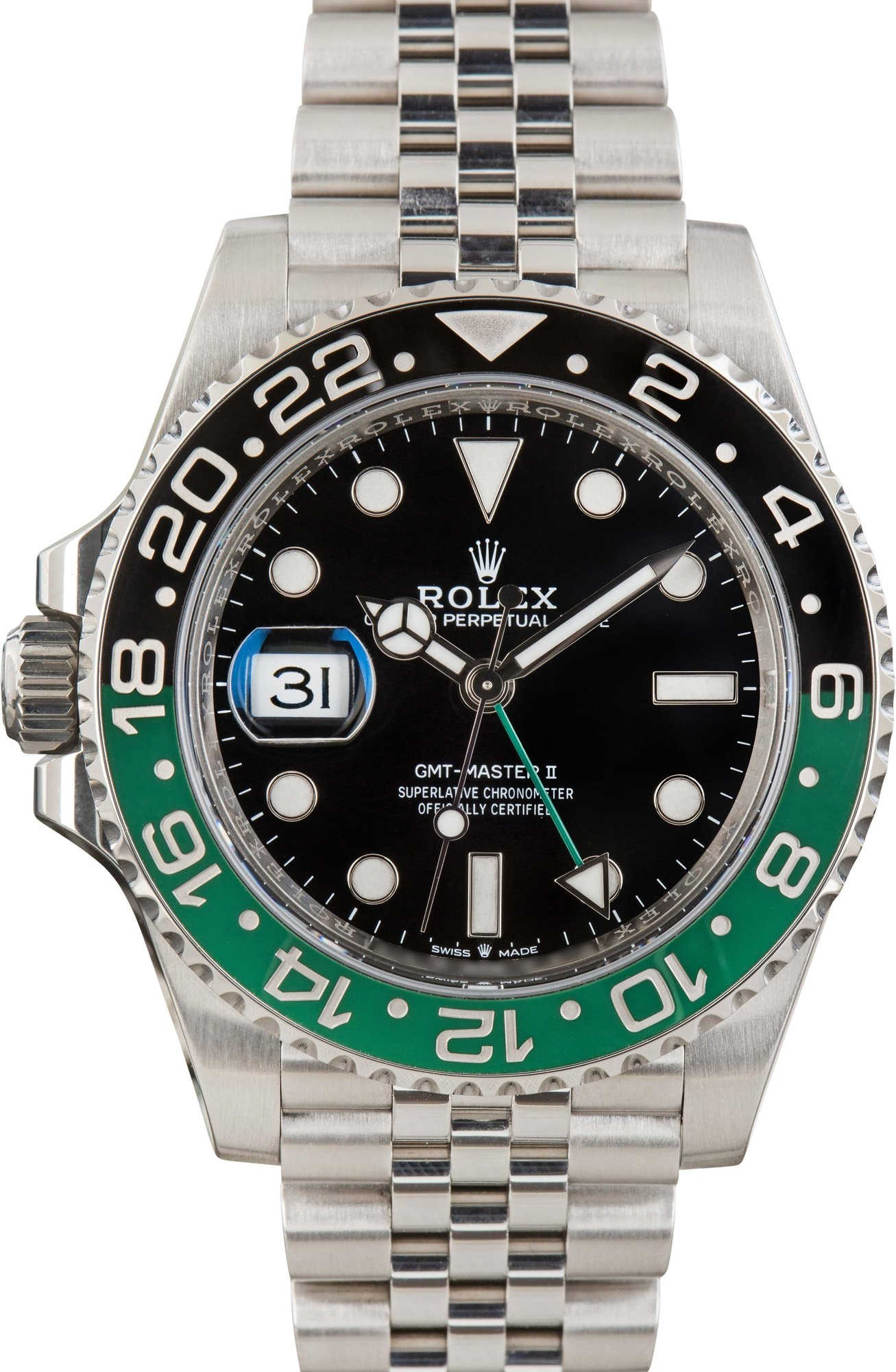 Men's Rolex GMT-Master II Ref 126720VTNR Left Handed Sprite