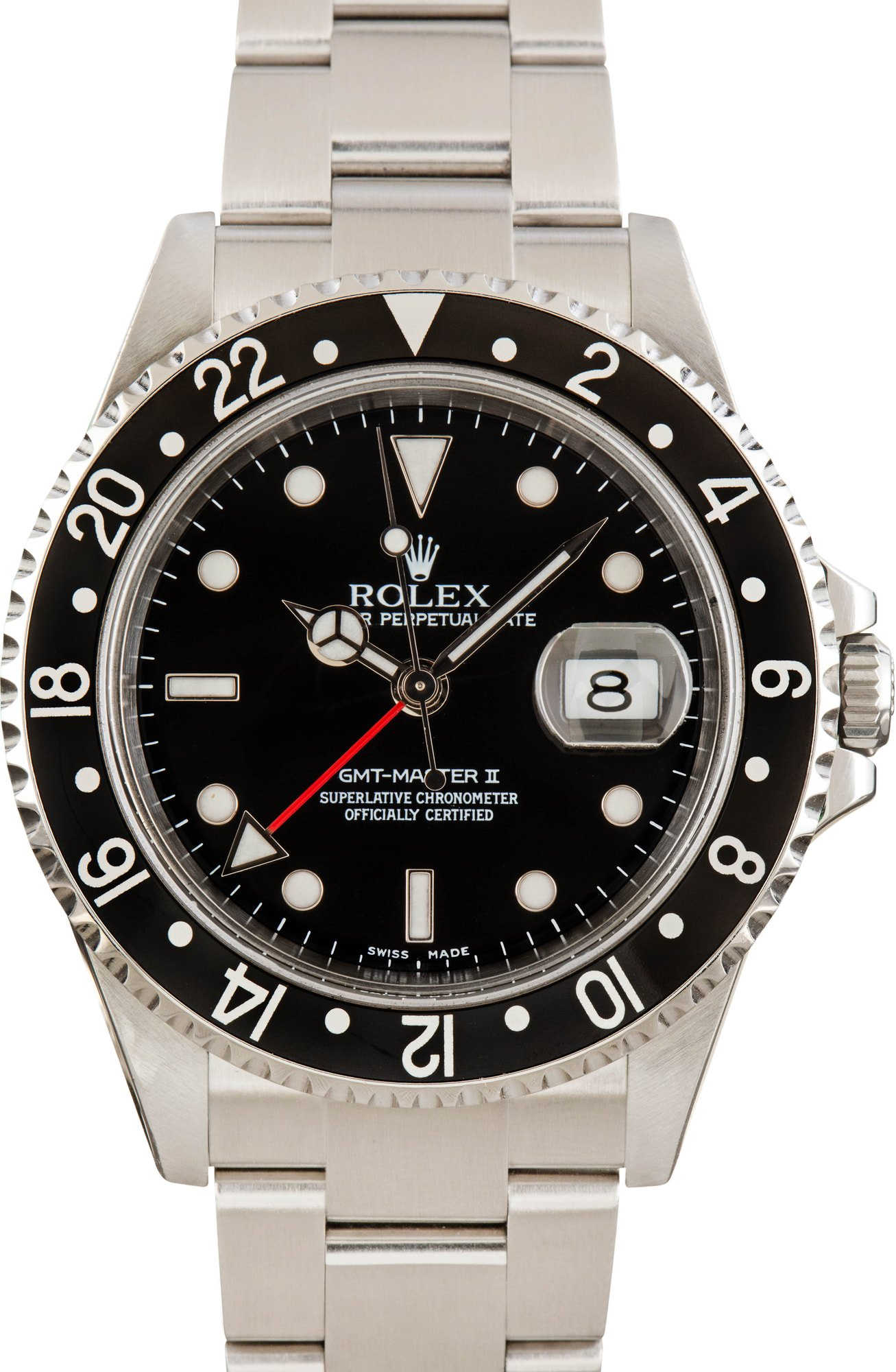 Used Rolex GMT-Master II ref 16710 Black Dial