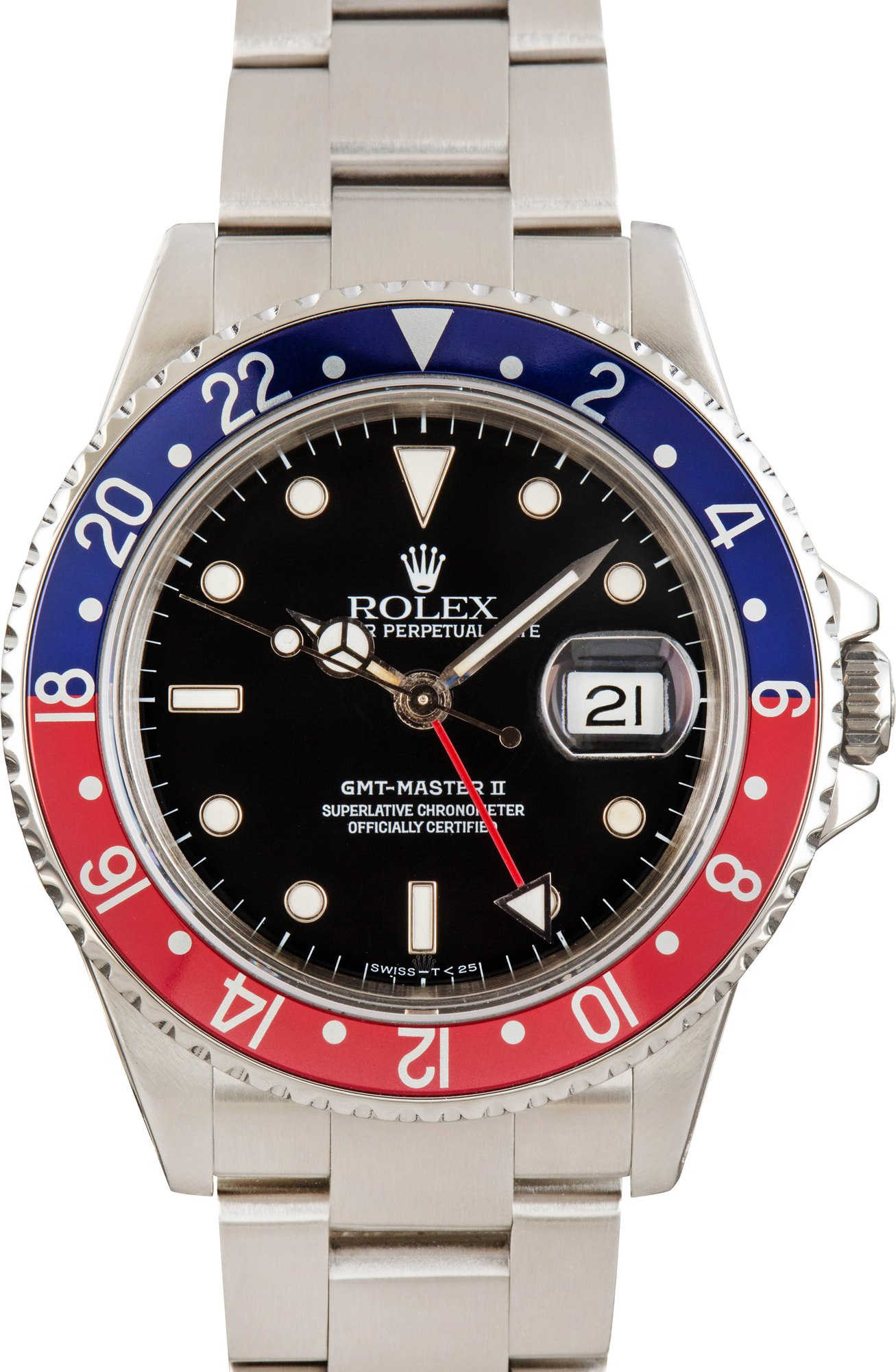 181372 Men's Rolex GMT-Master II Ref 16710 Pepsi