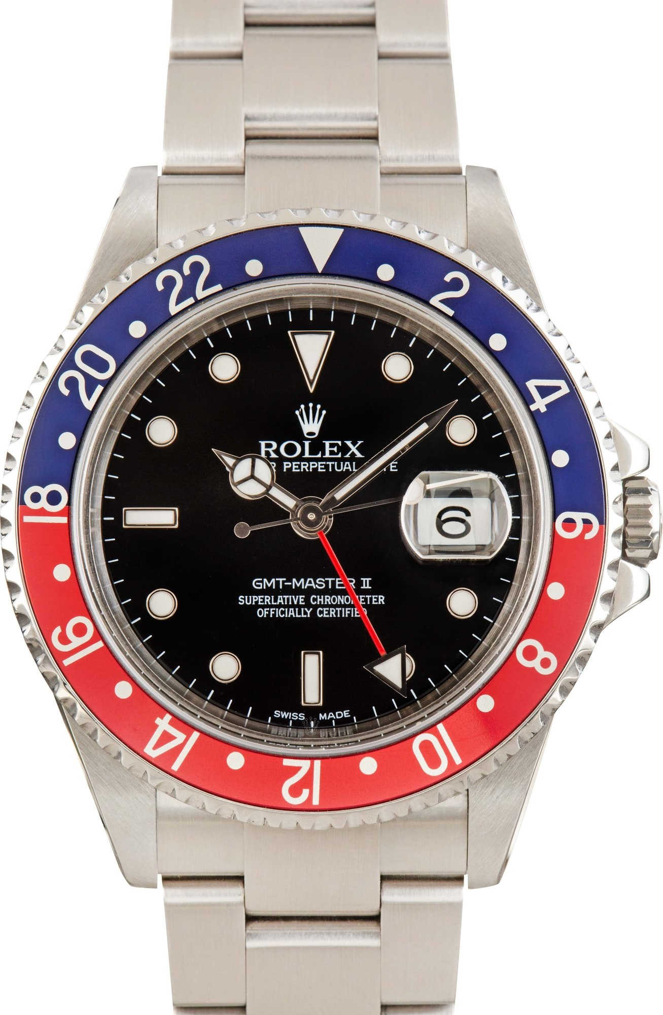 184403 Rolex GMT-Master II Ref 16710 Steel Pepsi