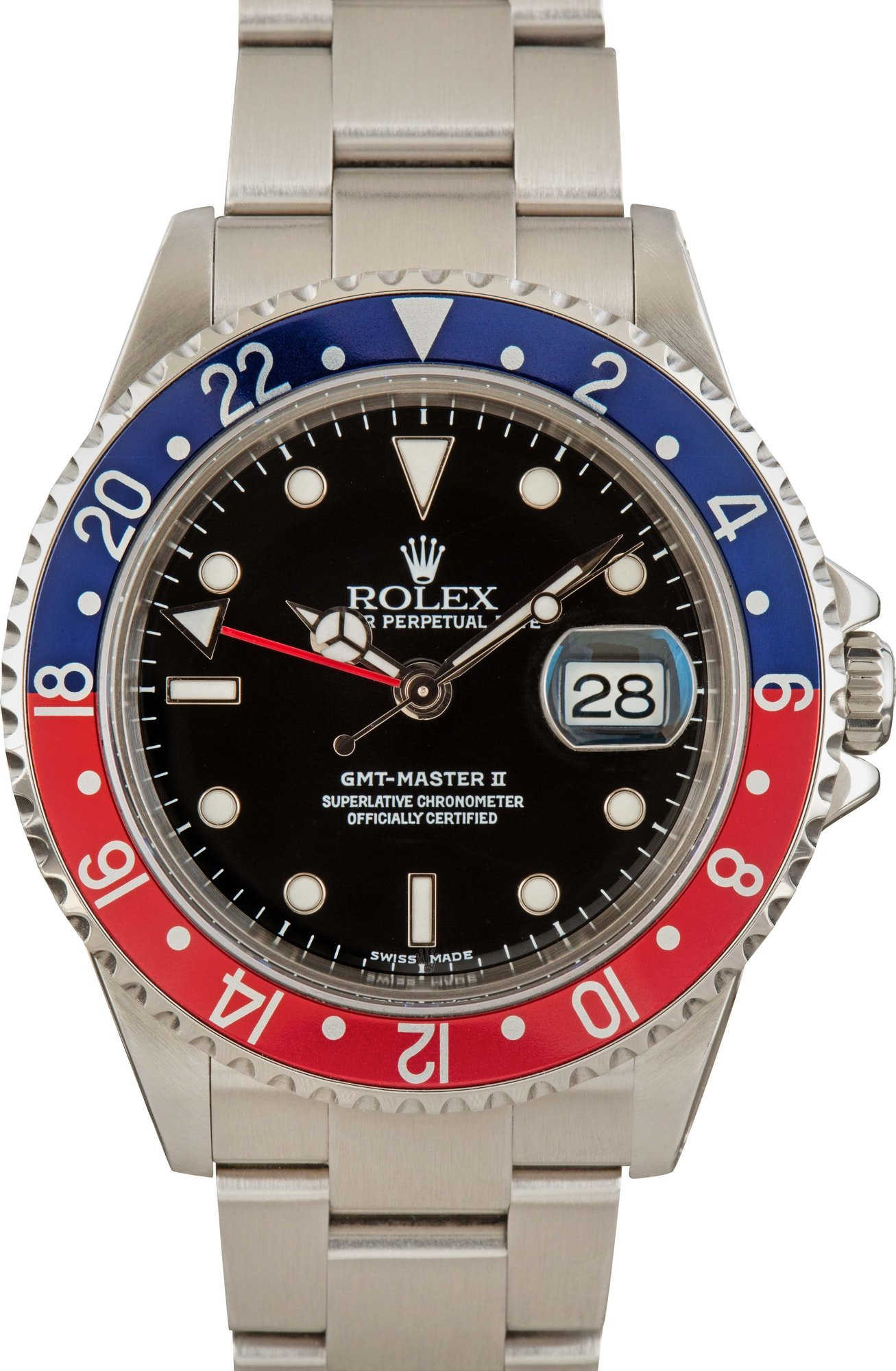 Used Rolex GMT-Master II Ref 16710 Stainless Steel