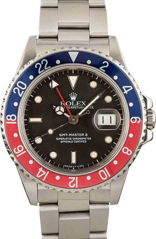 Rolex GMT-Master II Ref 16710 Red & Blue Pepsi