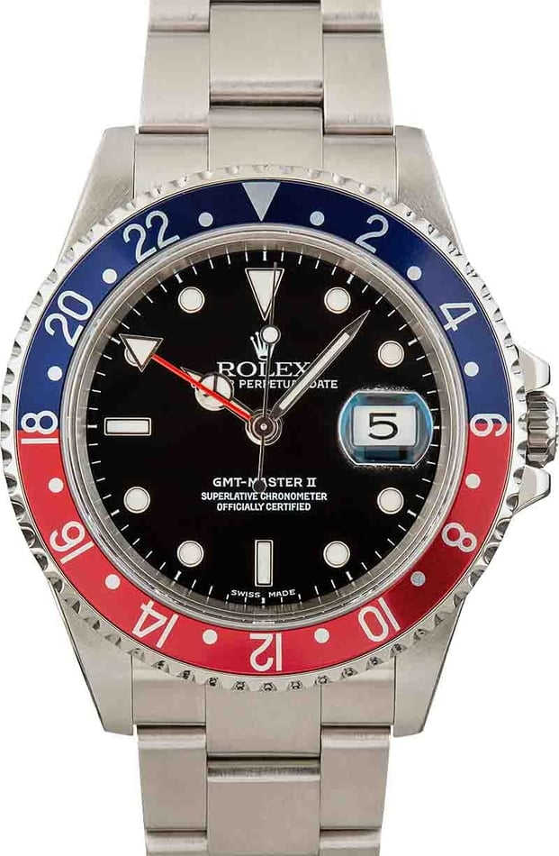 Rolex GMT-Master II Ref 16710 Steel 'Pepsi'