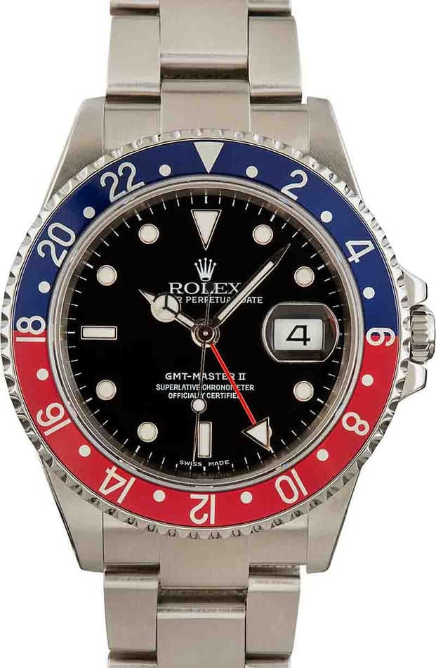 Rolex GMT-Master II 16710 'Pepsi' Bezel Insert